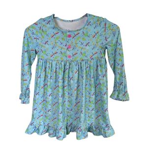 American Girl Wellie Wishers Fantastic Firefly‎ PJs Nightgown Size 6